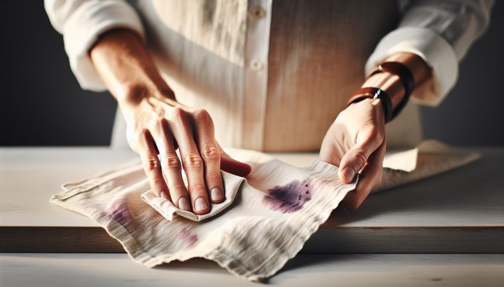 How to Clean Dried Purple Bird Poop on Cotton Without Damage