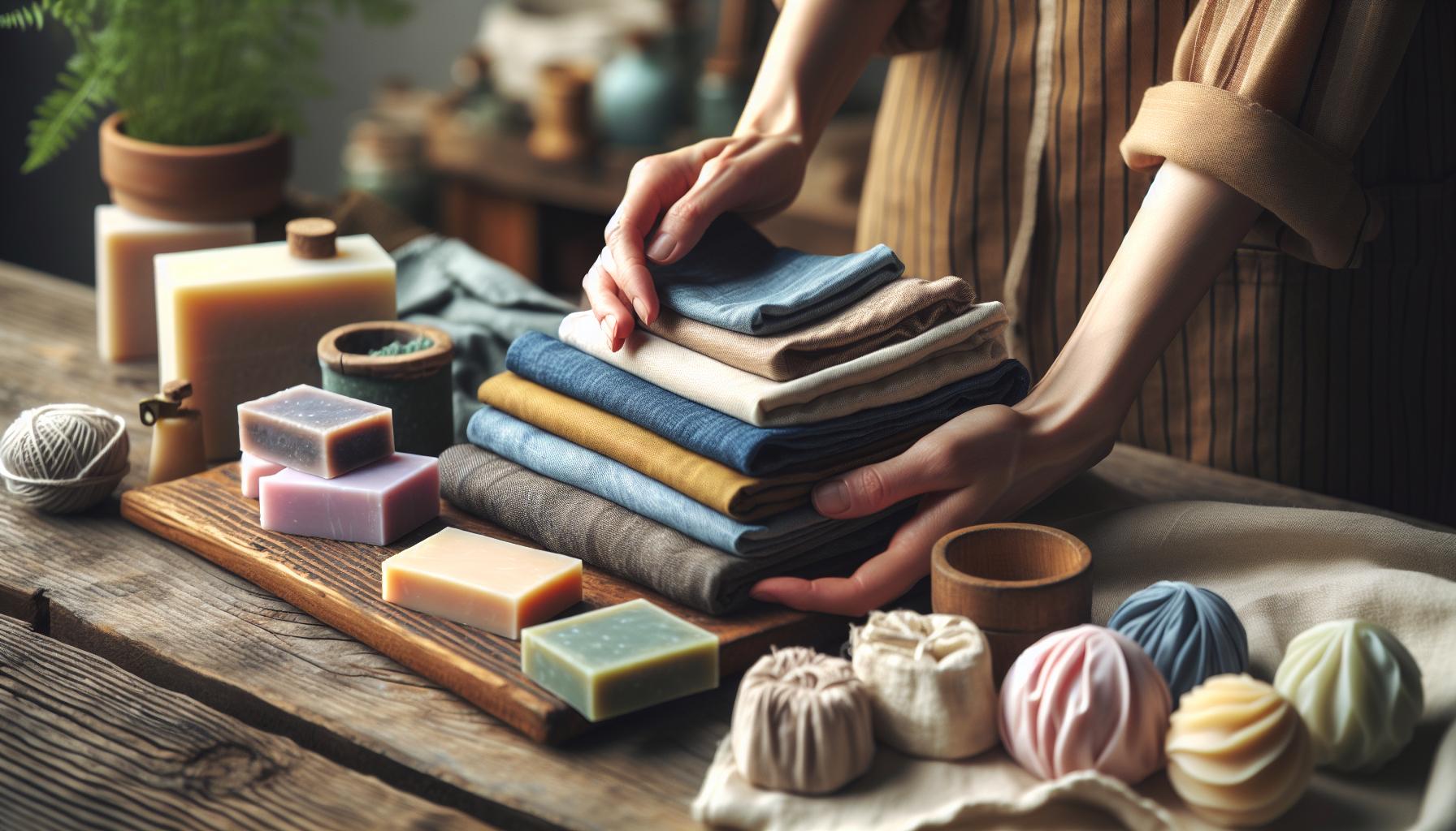 How Homemade Soaps Affect Different Fabrics