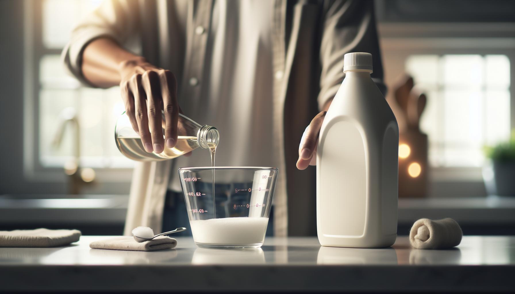 Potential Benefits of Mixing Detergent and Vinegar